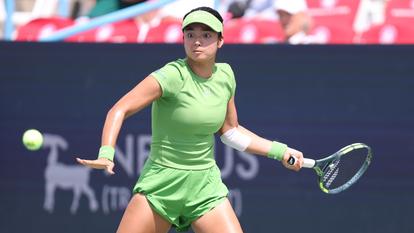 Alexandra Eala s’est imposée face à Leylah Fernandez au 2e tour à Washington.