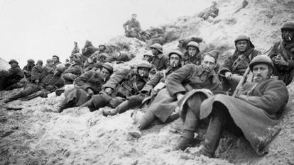 Des soldats français lors de la Seconde Guerre mondiale.