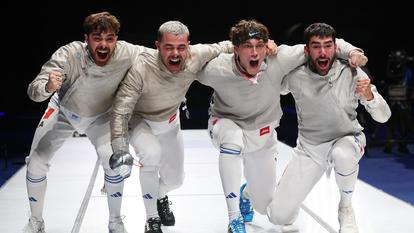 Les Bleus du sabre ont offert à la France son seul titre lors de ces Mondiaux.