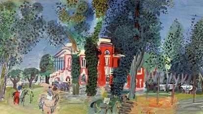Le Paddock à Deauville (1930), de Raoul Dufy.