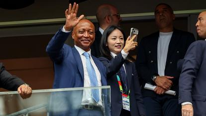Le président de la CAF Patrice Motsepe.