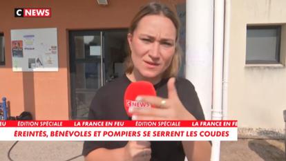 La journaliste Mathilde Ibanez en direct sur CNews