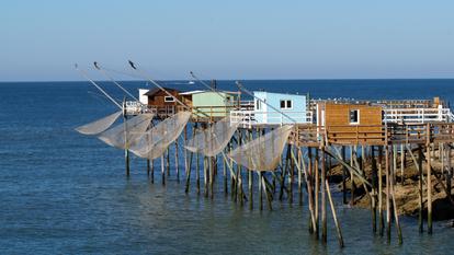 Les carrelets de Charente-Maritime.