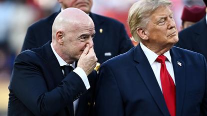 Le président de la FIFA, GIanni Infantino, a montré une proximité très grande avec le président américain avant et pendant la compétition.
