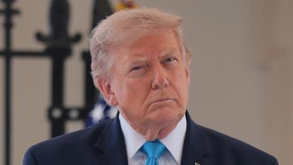 Le président américain Donald Trump à la Maison-Blanche, le 30 juillet 2026.
