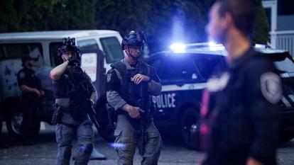Photo d’illustration de policiers après une fusillade à Seattle, États-Unis, le 26 juillet 2026.