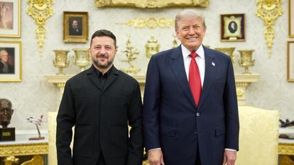 Volodymyr Zelensky et Donald Trump lors de leur rencontre à Washington le 28 juillet dernier.
