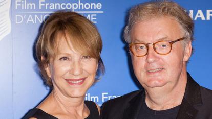 Nathalie Baye et Dominiques Besnehard au festil du Film Francophone d’Angoulême, en 2017.