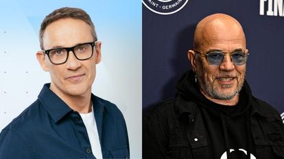 Julien Courbet et Pascal Obispo