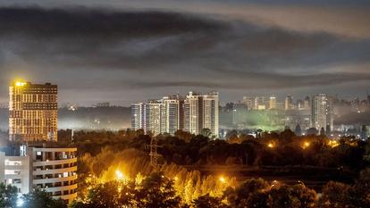 Frappe de missile russe, à Kiev, le 1er août 2026.