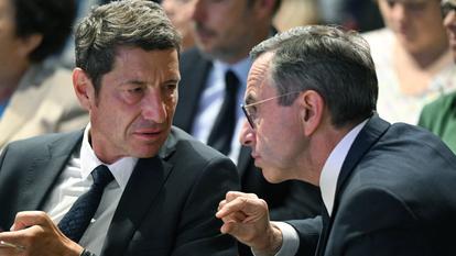 David Lisnard et Bruno Retailleau, à Paris le 25 juin 2025.