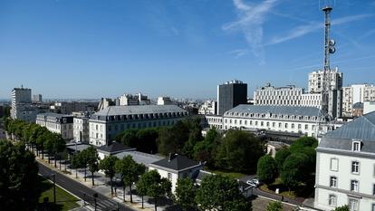 Le siège de la DGSE, boulevard Mortier à Paris.