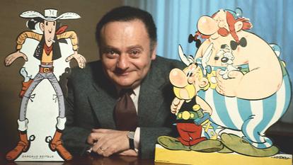 René Goscinny (1926-1977), dessinateur français, vers 1970.