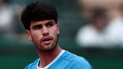 L’Espagnol Carlos Alcaraz à Monte-Carlo, le 10 avril 2026.