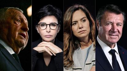 Jean-Michel Aulas, Rachida Dati, Sarah Knafo et Christian Estrosi.