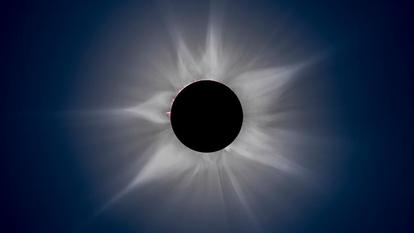Éclipse totale de Soleil capturée le 20 avril 2023 à Exmouth, en Australie, par Philippe Jacquot.