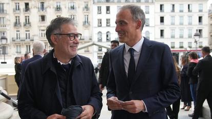 Olivier Faure et Raphaël Glucksmann