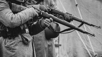 Des soldats allemands lors de la Seconde guerre mondiale.