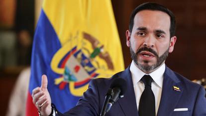 Le président colombien Abelardo de la Espriella à Bogota, le 12 août 2026.