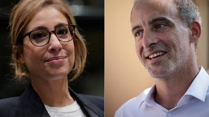 Léa Salamé et Raphaël Glucksmann
