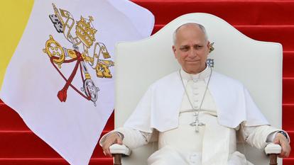 Le pape Léon XIV le 21 avril 2026.
