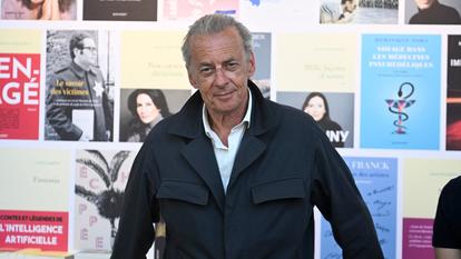 L’éditeur Olivier Nora au Festival du livre de Paris, en avril 2025.