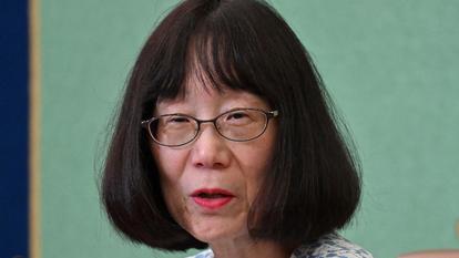 Tomoko Akane, présidente de la CPI, en 2024 à Tokyo.