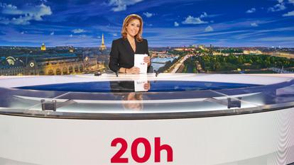 Léa Salamé à la présentation du «20 Heures» de France 2