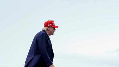 Le président américain Donald Trump à Morristown, le 9 août 2026.