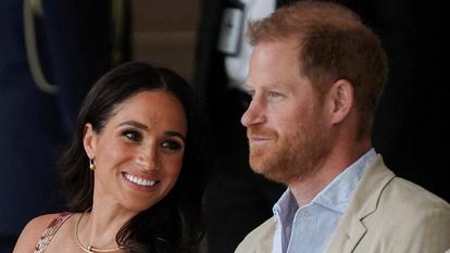 Le prince Harry de Grande-Bretagne et sa femme, Meghan, duchesse de Sussex, en 2024.
