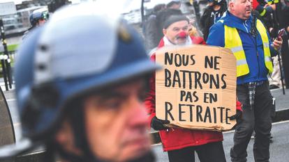 Manifestation pour préserver les retraites.