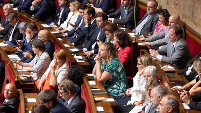 Le groupe LFI à l’Assemblée nationale.