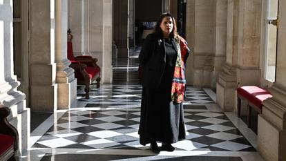 Estelle Youssouffa, députée de Mayotte, le 14 février 2025, à l’Assemblée nationale.