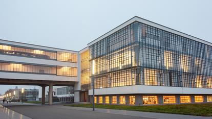 L’école du Bauhaus, à Dessau (Saxe-Anhalt).