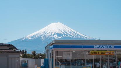 Le mont Fuji.
