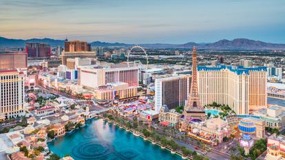 Une vue aérienne de Las Vegas. Photo d’illustration.