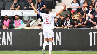 Olivier Giroud a inscrit le premier but lillois de la saison.