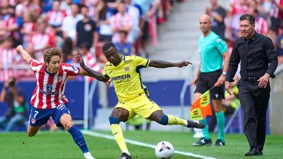 Nicolas Pepe au duel face à Lee Kang-In ce dimanche.