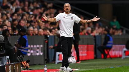 Luis Enrique n’était pas satisfait du contenu du Paris SG à Rennes, dimanche.