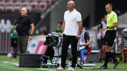 Alexandre Dujeux lors du match à Nice.