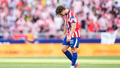 Julian Alvarez, complètement dépité sur le terrain ce dimanche.