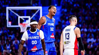 Victor Wembanyama et les Bleus ont pris le dessus sur la Serbie ce dimanche.