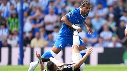 Le tacle assassin de Joao Gomes sur Georginio Rutter.