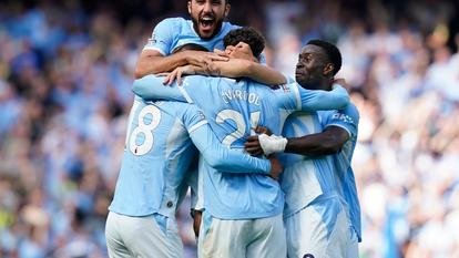Rayan Cherki a permis aux Skyblues de s’imposer de justesse face à Bournemouth.