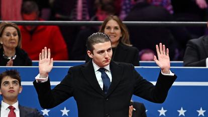 Barron Trump lors de l’investiture de son père, le 20 janvier 2025.