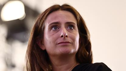 Marine Tondelier à Saint-Martin-d’Hères en Isère lors des universités d’été des Écologistes, le 21 août 2026.