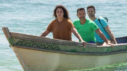 Naoil, Nicolas et Jacques, aventuriers de la saison « All Stars » de « Koh-Lanta » sur TF1.