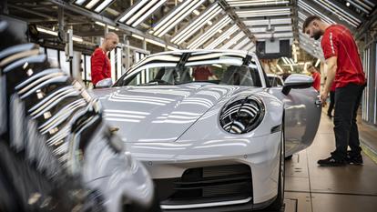 La mythique 911 est produite à l’usine de Zuffenhausen près de Stuttgart.