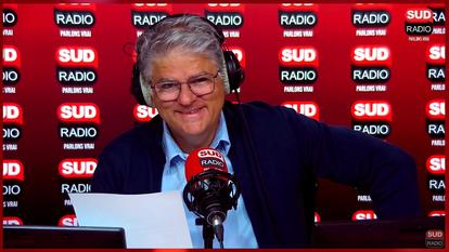 Jacques Cardoze à la présentation du « Grand Matin », la matinale de Sud Radio, le 24 août 2026