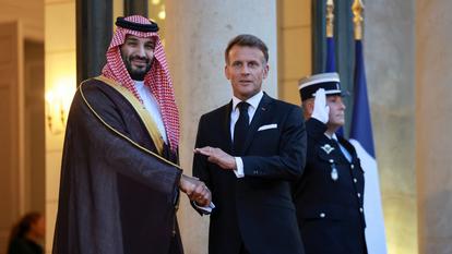 «Le communiqué sur la création de ce parc nous explique que Mohamed ben Salmane et Emmanuel Macron se sont découvert une passion commune pour les mangas et cet anime.»